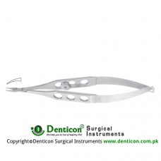 McPherson Micro Needle Holder Curved - Very Delicate - With Lock Stainless Steel, 10 cm - 4"